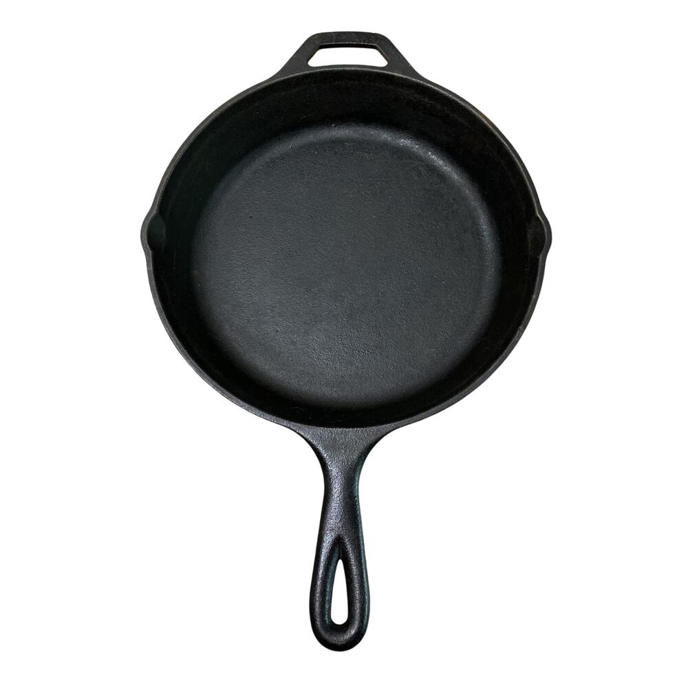 Lodge 8SK Cast Iron Skillet 10.25” Double Spout Frying Pan Made in USA
